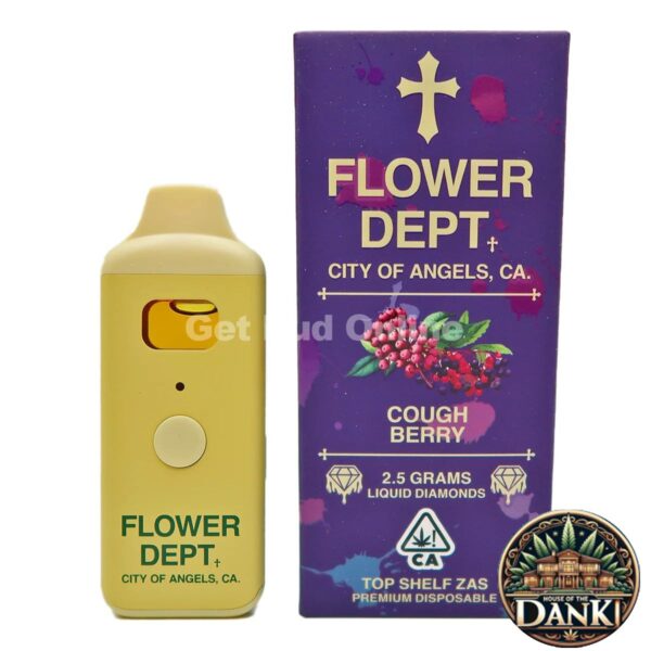 Flower Department  Liquid Diamond Disposable Vape 2.5g  – Grape Ape