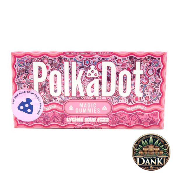 PolkaDot 4000mg Magic Mushroom Gummies – Lychee Sour Fizz