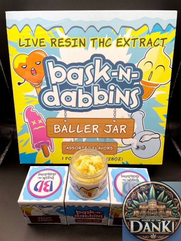 Bask n Dabbings Baller Jar-Live Resin 28G